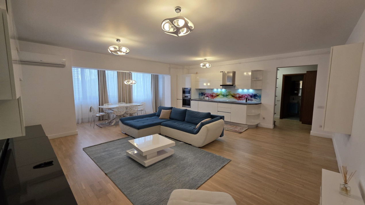 Inchiriere 3 camere Herastrau - Satul Francez cu parcare subterna