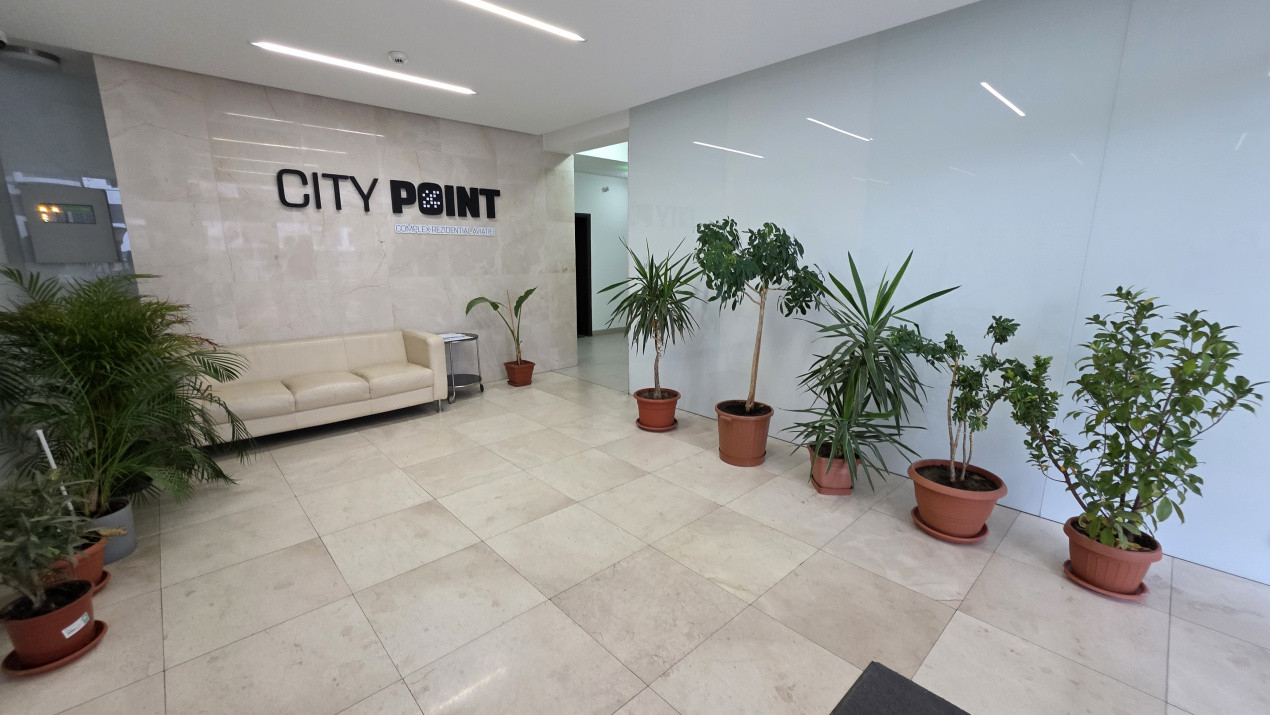Apartament 2 camere de închiriat | City Point | Terasă 16 mp | Parcare inclusă 