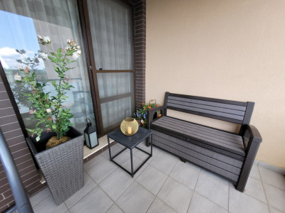 Apartament 2 camere de închiriat | City Point | Terasă 16 mp | Parcare inclusă 