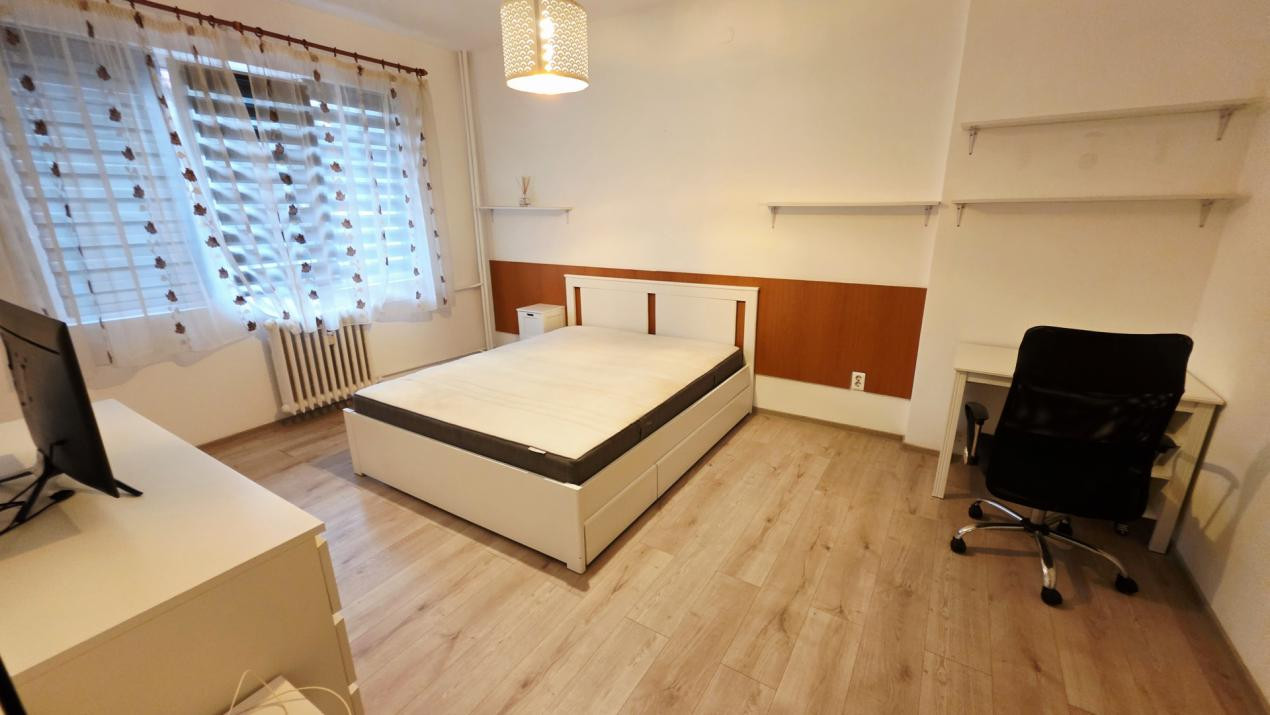 Garsonieră decomandată de închiriat – Bd. Lacul Tei | 36 mp | Parter