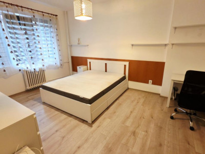 Garsonieră decomandată de închiriat – Bd. Lacul Tei | 36 mp | Parter